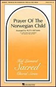 Prayer of the Norwegian Child Two-Part choral sheet music cover Thumbnail